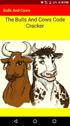Android application Bulls & Cows - Code Cracker Ga screenshort