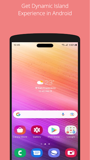 Android application Dynamic Island iOS 16 screenshort