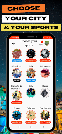 Android application Sportlink Latam screenshort