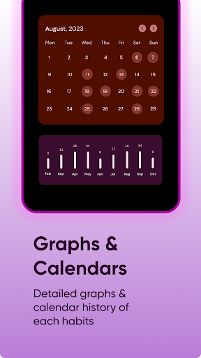 Screenshot of Rise: Habit List