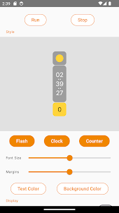 Floating - Clock,Counter,Flash