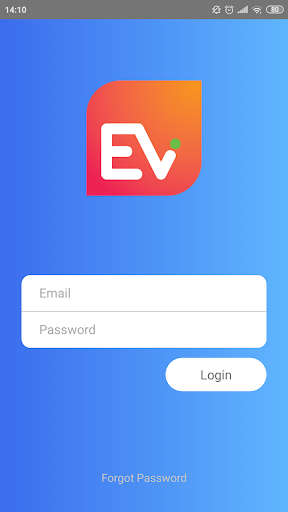 Android application Evunity (Organiser) screenshort
