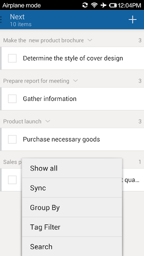 Doit.im for Android Screen 3