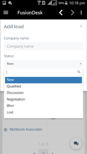 FusionDesk - CRM Work Management  Planning
