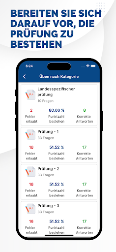 Screenshot of Einbürgerungstest - 2024