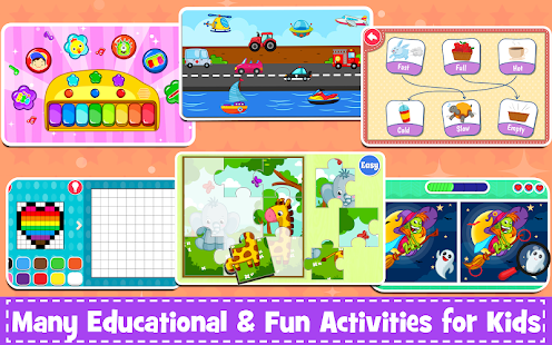 Скачать игру Kids Preschool Learning Games - 150 Toddler games для Android бесплатно