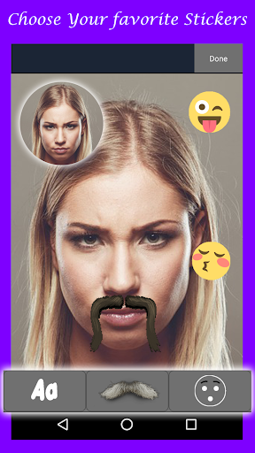 Mustache Photo Editor Screen 2