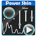 Silver PowerAmp Skin icon