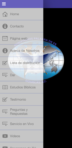 Ministerios Palabra de Fe Screen 2