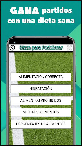 Dietas para padel Screen 2