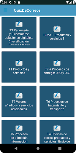 QuizDeCorreos Screen 3