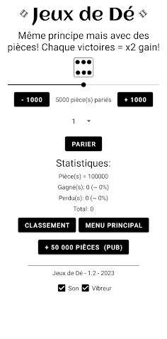 Jeu de Dé - Screenshot 4