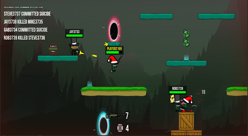 Android application Mini Pixel Militia 2D screenshort