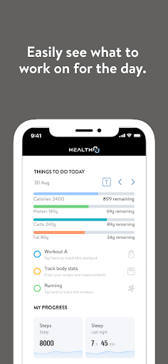 HealthNU Screen 2
