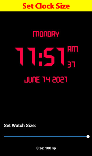 Smart Watch - Neon LED Clock Screen 2