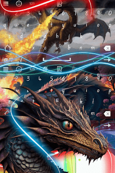 Flaming Dragon Keyboard Themeのおすすめ画像5