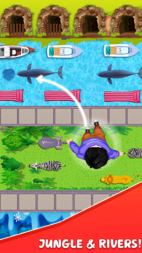 Android application City Traffic Road Cross Game screenshort