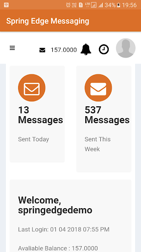 Spring Edge Messaging Screen 3