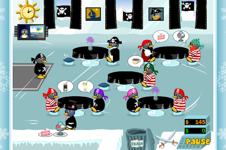 PENGUIN DINER jogo online gratuito em