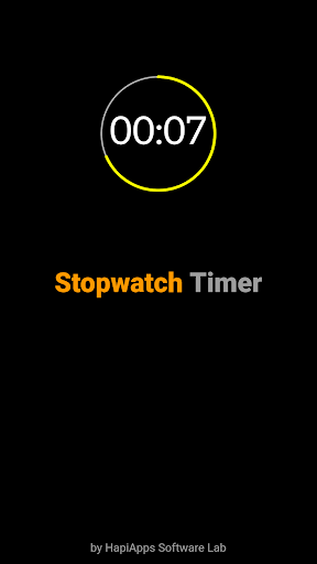 Android application Easy Stopwatch Timer Original screenshort