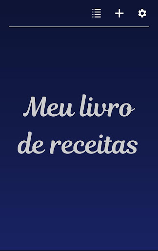 Visualização do aplicativo