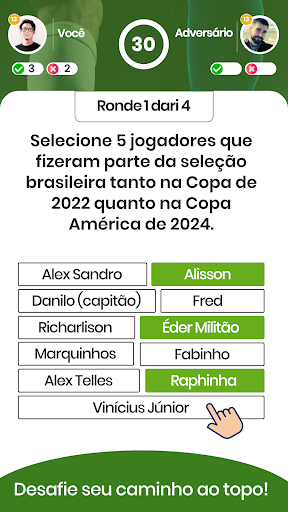 Visualização do aplicativo