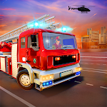 Cover Image of Download Fire Engine Sim firetruck Game  APK