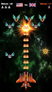 Galaxy Attack: Airplane Game Screenshot