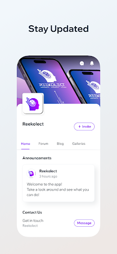 REEKOLECT AI COMMUNITY Screen 3