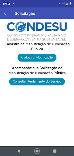 Android application CONDESU IP screenshort