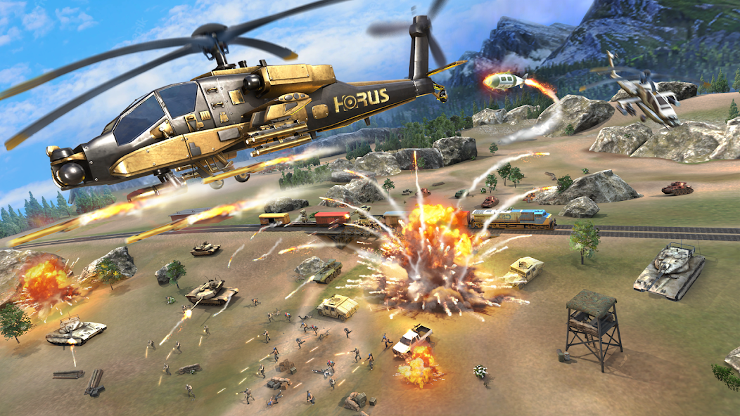 World War: Fight For Freedom 0.1.8.6 APK + Mod (Unlimited money) untuk android