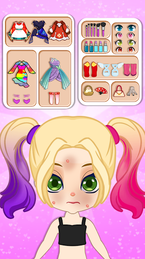 Chibi Fashion Doll Dress Games Screen 2