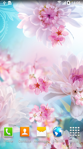 Flowers Live Wallpaper Screen 3