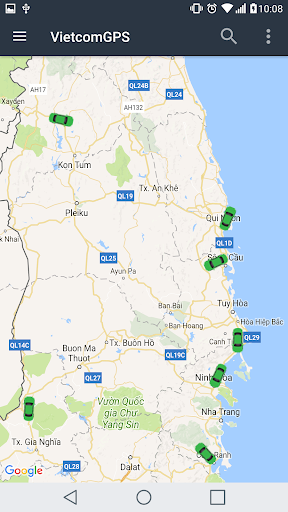 Android application Vietcom GPS screenshort