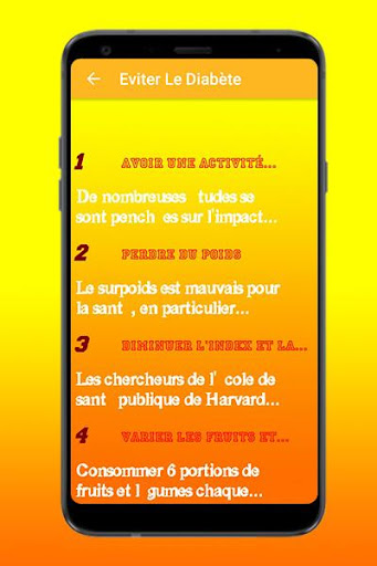 Diabete - comment éviter Screen 2