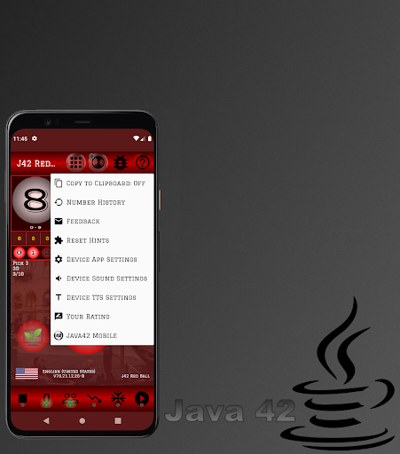 J42 Red Ball Lottery Sidekick Screen 3