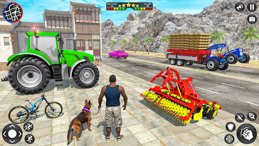Tractor farming Tractor Game 1.0.38 APK + Mod (Unlimited money) untuk android
