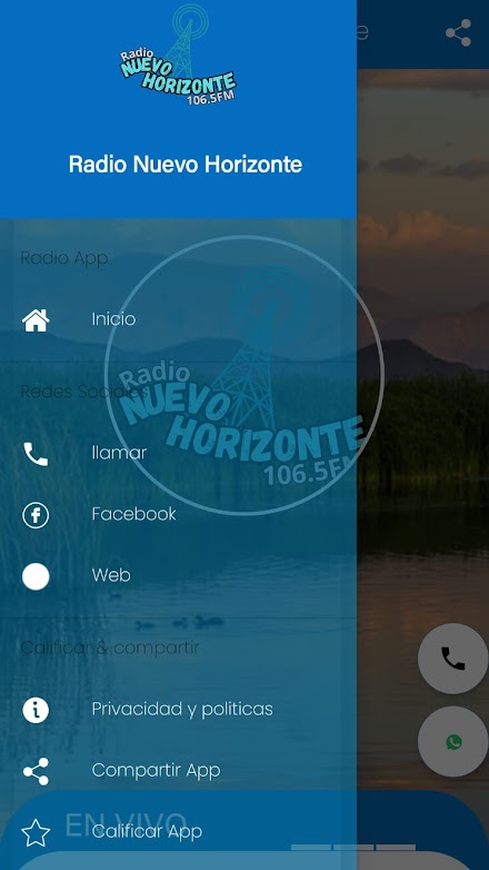 Radio Nuevo Horizonte Screen 2