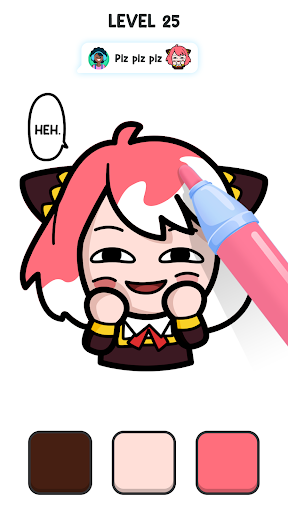 Android application Coloring ASMR: Color Funny Day screenshort