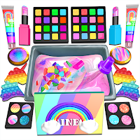 Mix Makeup & Pop it into Slime