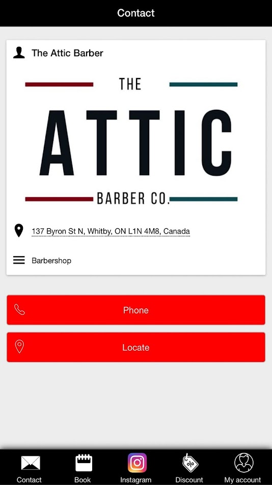 #8. The attic Barber App (Android) بواسطة: AvowApps