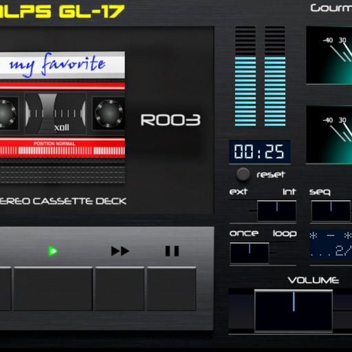 Alps GL-17 folder player vinta logo