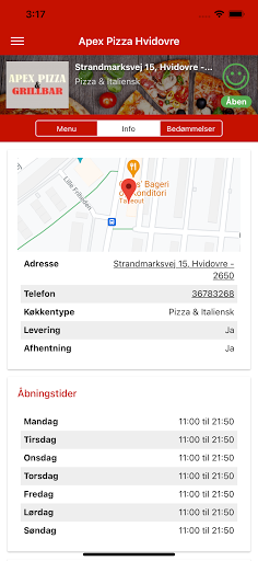 Apex Pizza Hvidovre Screen 2