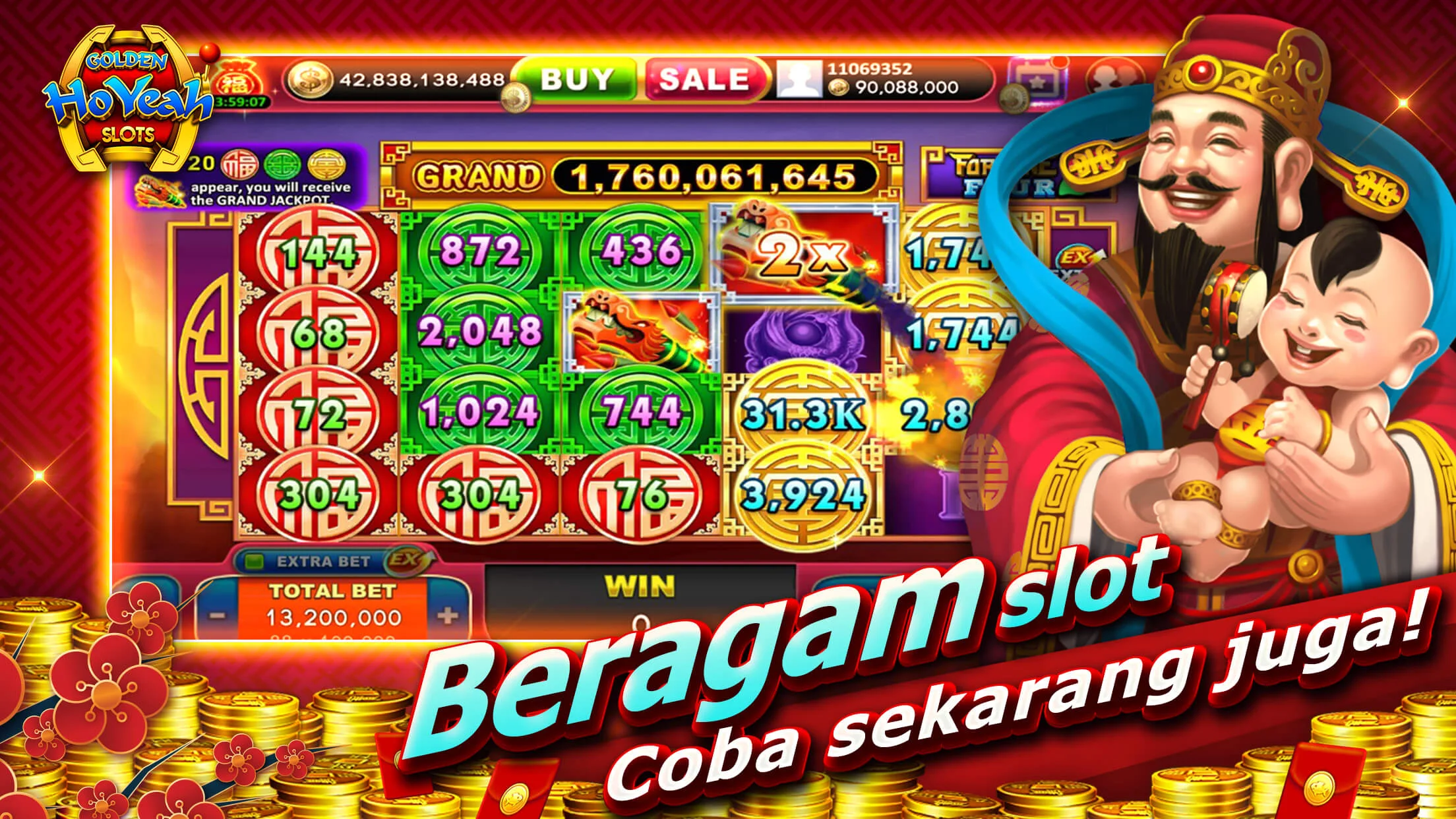 Golden HoYeah - Casino Slots