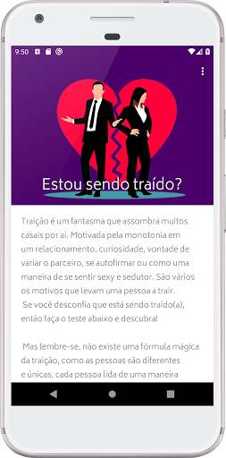 Android application Teste de traição 2023 screenshort