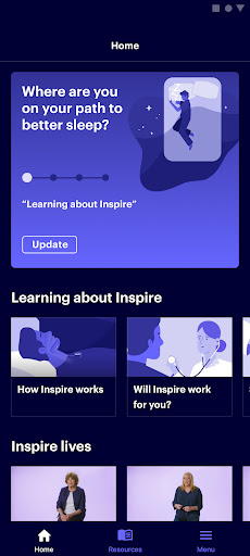 Android application Inspire Sleep screenshort