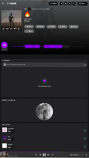 Android application VNDR screenshort