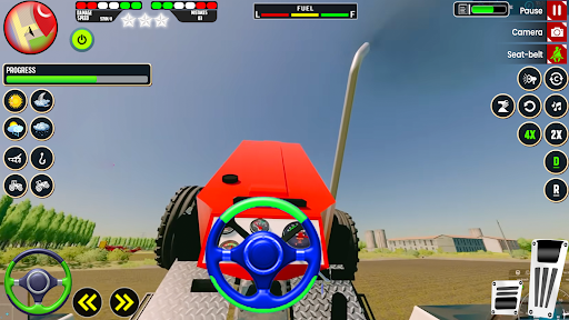 Indian Tractor Farming 3D Game 21