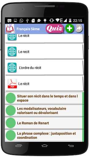 Français 5ème Screen 3