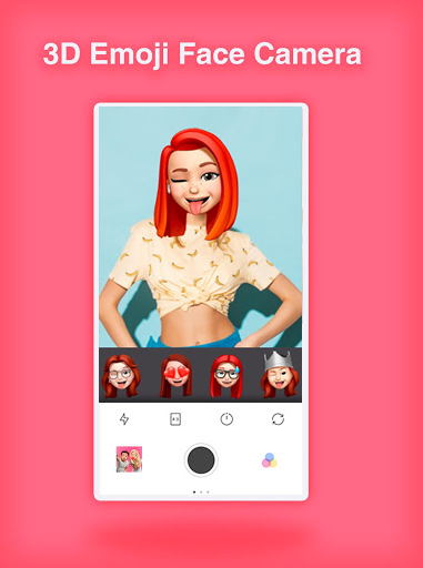 3D Emoji Face Camera - Filterのおすすめ画像4